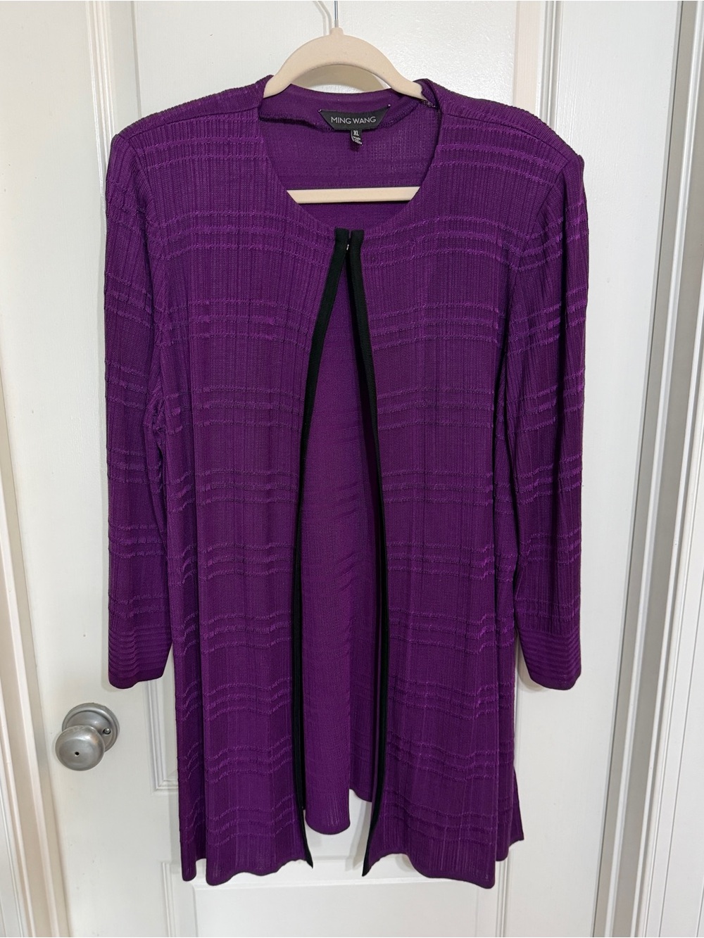 Ming Wang Purple Women’s Knit Top